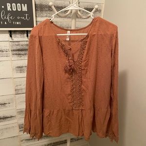 XL xhilaration Rose top